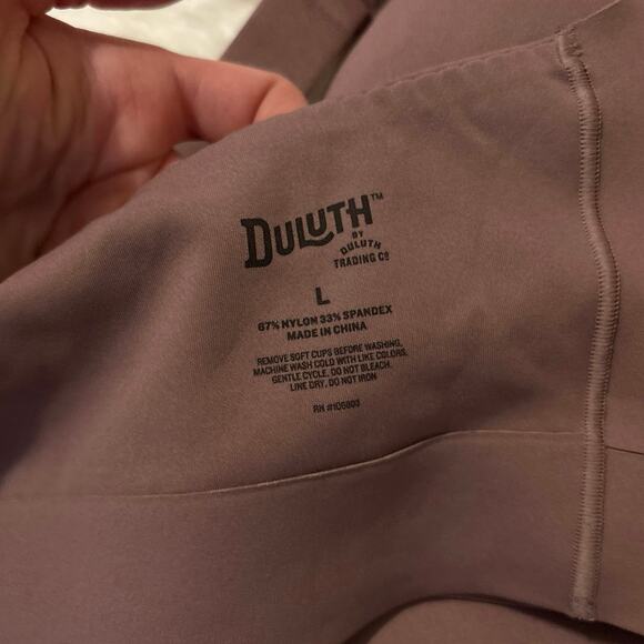 Duluth Line Tamer Bonded Adjustable Back Clasp Soft Wireless T-Shirt Bra Large - Picture 6 of 7